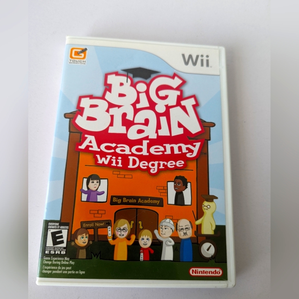 Big Brain Academy Wii Degree Nintendo Wii 2007 Complete